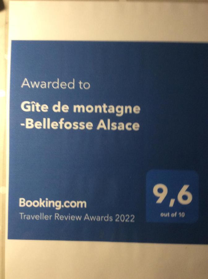 Gite De Montagne -Bellefosse Alsace Bagian luar foto